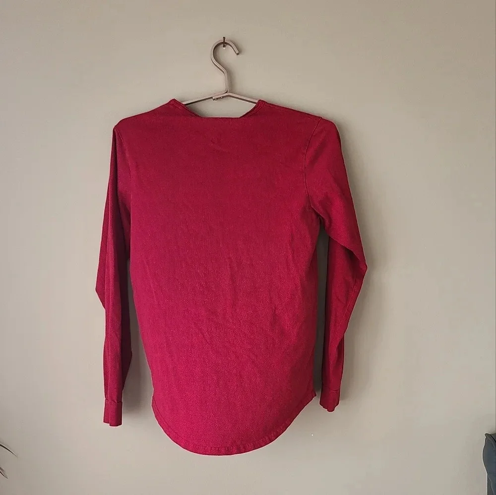 Jordan mens tshirts long sleeve sz.S red